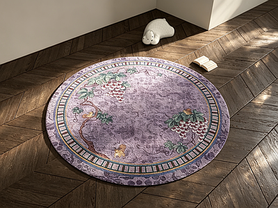 新中式圆形地毯 新中式圆形地毯