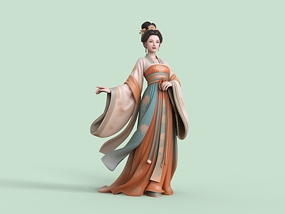 中式女人 古风美人 汉服美女 汉唐风