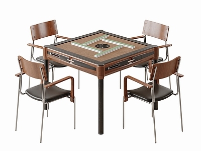 中古风其他桌椅 麻将桌 棋牌桌 休闲椅