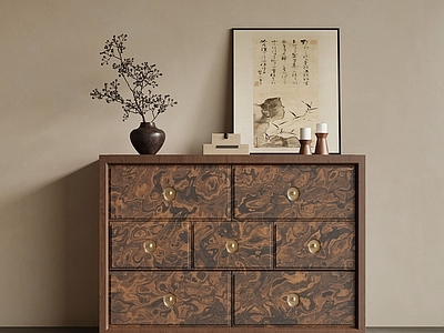 中古风玄关柜