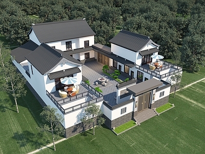 新中式四合院