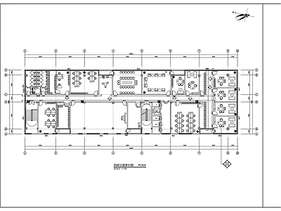 整体办公空间 办公楼装修图