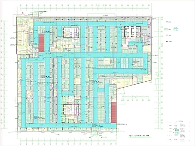 其他工装空间 地下车库施工图