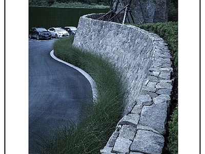 其他节点详图 毛石挡土墙