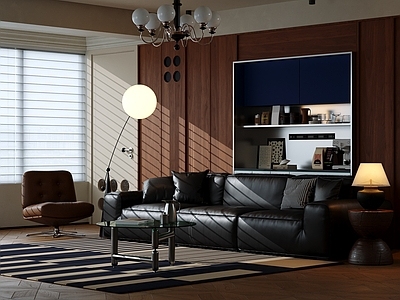 中古风家居客厅