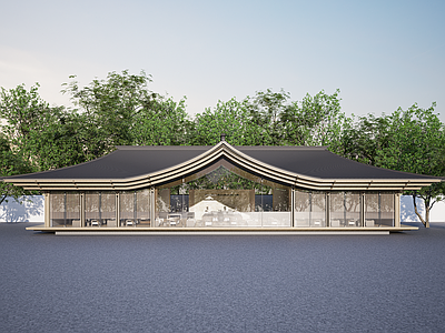 新中式风格建筑 新中式建筑