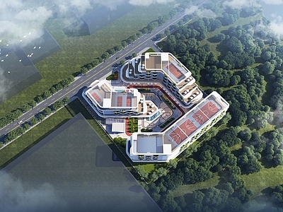 现代主义人才公寓 浙江 人才公寓 多层