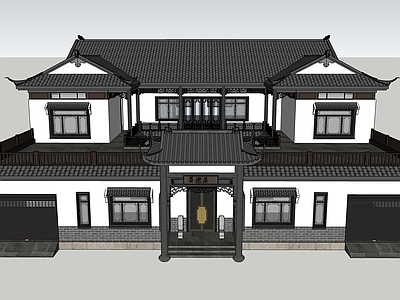 中式四合院 新中式四合院 农村自建房