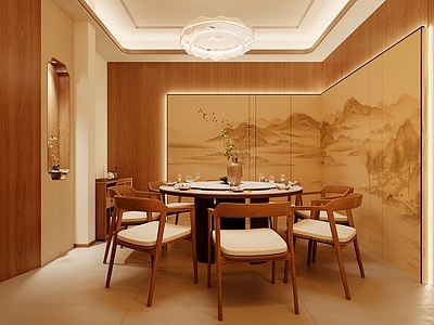 新中式包厢 宋氏餐厅包间 餐厅包间 餐厅