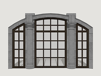 欧式窗户组合 海派建筑门窗 民国风建筑窗户 欧式建筑窗户
