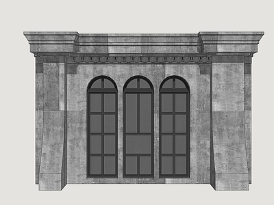 欧式古建窗户组合 海派建筑窗户 欧式建筑窗户 民国风建筑窗户