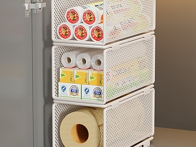 现代简约厨房用品 保鲜膜 厨房橱柜 摆件 厨房纸 厨房