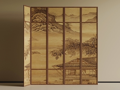 中式屏风