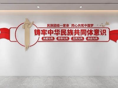 文化墙 民族团结文化墙
