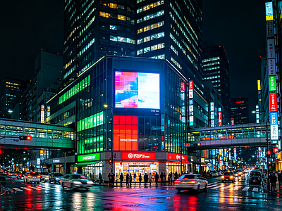 户外HDR 步行街