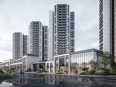 现代主义小区建筑