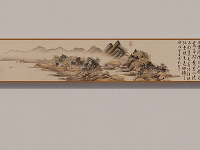 中式山水画