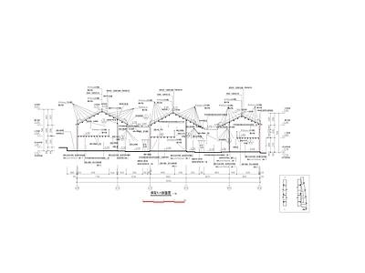 其他类型图纸 书院修缮剖面图 书塾修缮剖面图 古建筑剖面图 文物修缮剖面图
