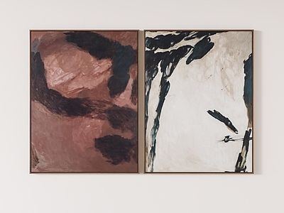 侘寂抽象挂画 现代挂画 抽象挂画 客厅挂画 书房挂画 玄关挂画