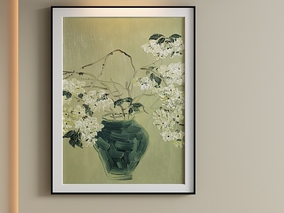 极简挂画 侘寂风装饰挂画 客厅新中式装饰画