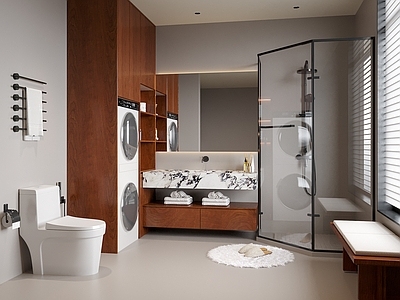 中古风卫生间