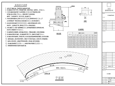 其他节点详图 7米高挡土墙