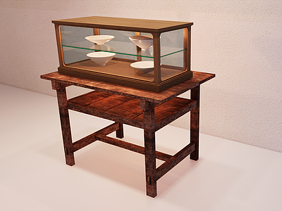新中式博古架 新中式博古架 中式实木展架 老木板实木桌 中古风实木展架 老木板实木展架