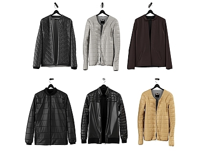 极简衣服 现代服饰 衣服组合 极简衣服组合 服装摆件