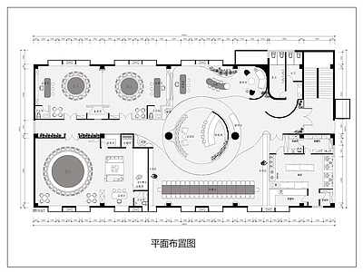 会所 会所酒店平面图 酒店餐饮平面图 宴会厅会所水会