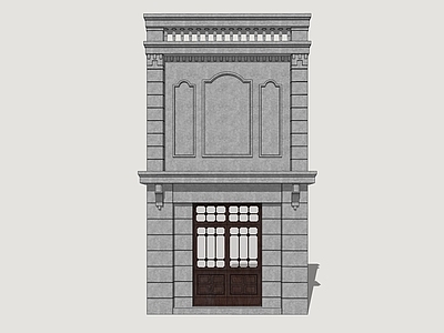 欧式古建双开门 海派建筑门窗 欧式建筑门窗 民国风建筑门窗