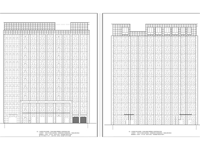 其他商业建筑 写字楼建筑设计图 写字楼建筑施工图 商业建筑平面图