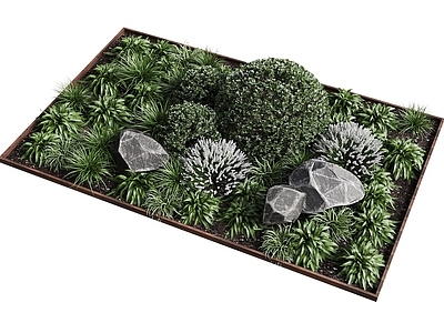 禅意绿植摆件 现代绿植池 景观绿植 户外绿植组合 庭院绿植