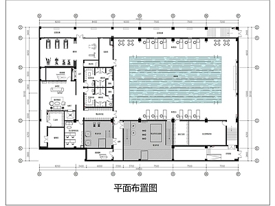 会所 会所酒店平面图 酒店餐饮平面图 宴会厅会所水会