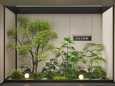 现代花境 室内景观 景观造景 景观树 植物景观
