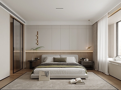 现代简约主卧