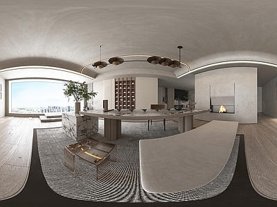现代室内HDR