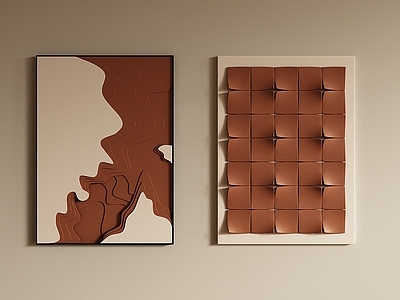 极简挂画 立体挂画 挂件 墙饰挂画 立体画 装饰画