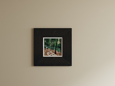 极简挂画 居家小众软装挂画 中古风风景装饰画