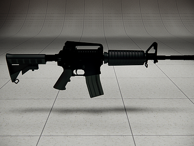军事器材 简约M4A1 M4A1陆军装备 单兵轻装备