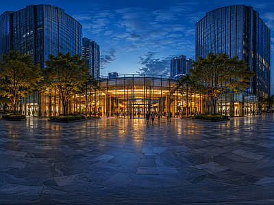 现代城市HDR