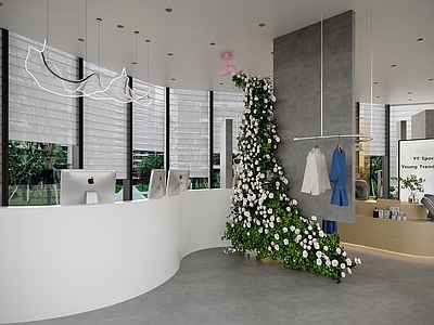 现代简约服装店