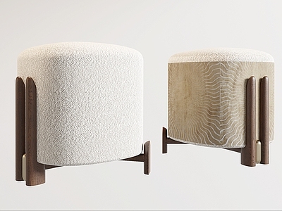 中古风沙发凳 新中式凳子 中古风凳子 侘寂风凳子