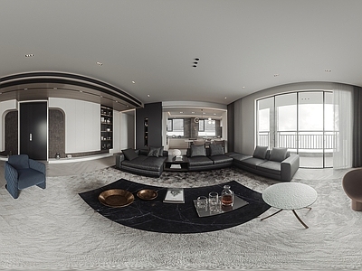 现代室内HDR