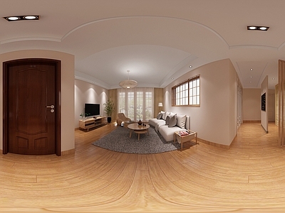 现代室内HDR