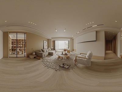 现代室内HDR