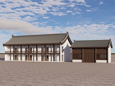 中式古建古建 中式古建民居建筑