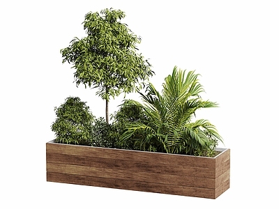现代花草组合 现代景观绿植 绿植池 花草组合 绿植摆件 绿植摆件户外绿植