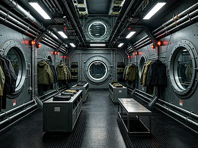 室内HDR 服装店