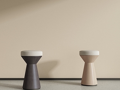 意式极简吧凳 高凳 吧椅 吧凳 凳子 圆凳