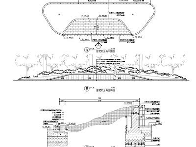 其他节点详图 人行安全岛大样